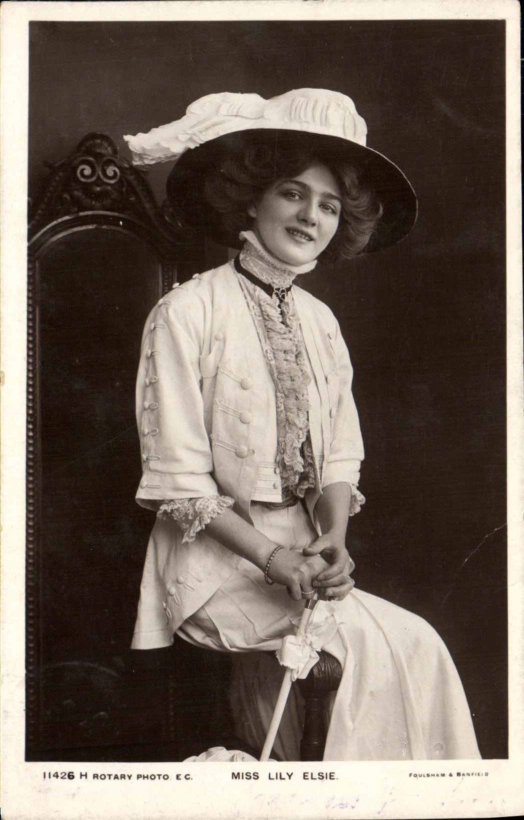 Miss Lily Elsie — Portrait — Foulsham & Banfield, n° 11426 H
