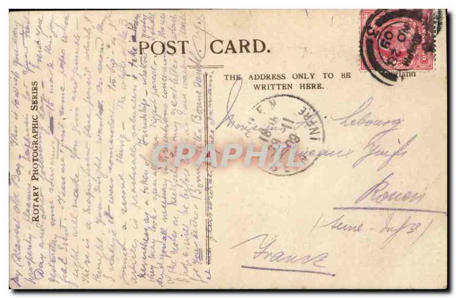 Miss Lily Elsie — Portrait — Foulsham & Banfield, n° 11426 H — Verso