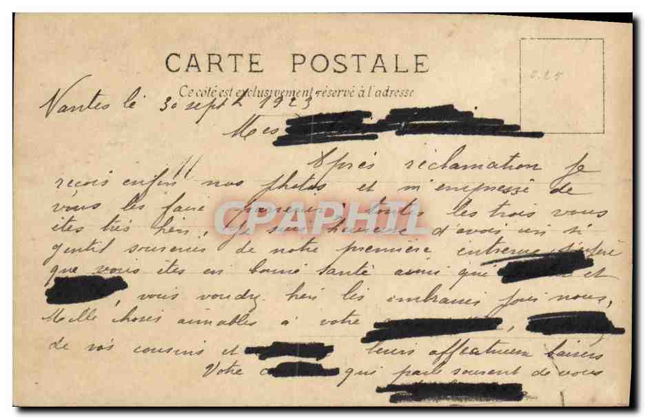 Miss Bordevery — Folies Bergère — éditeur Dubugy, n° 918 — Rückseite