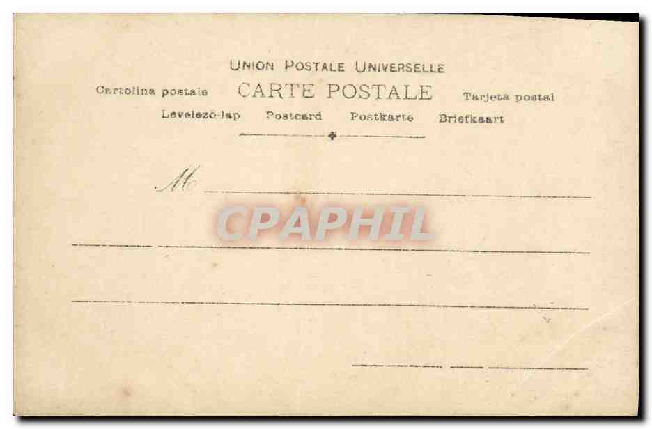 Mlle Sorelle — Portrait de profil avec diadème — Paul Boyer, Paris, n° 985 — Verso