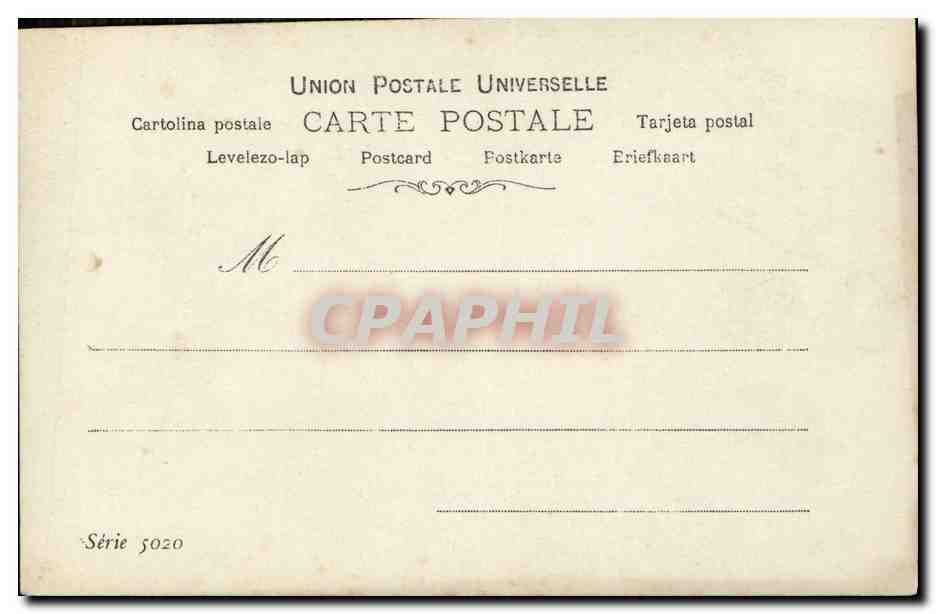 Danseuse nue — pose avec voile à pois — W. BARKIS, Paris, S.I.P. — Verso
