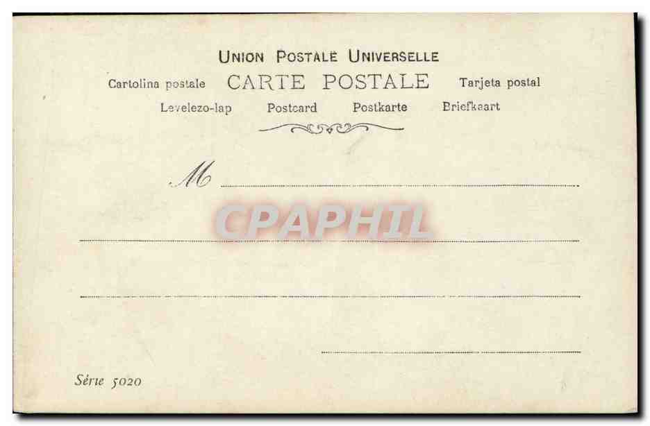 CPA Fantaisie Femme Barkis — Rückseite