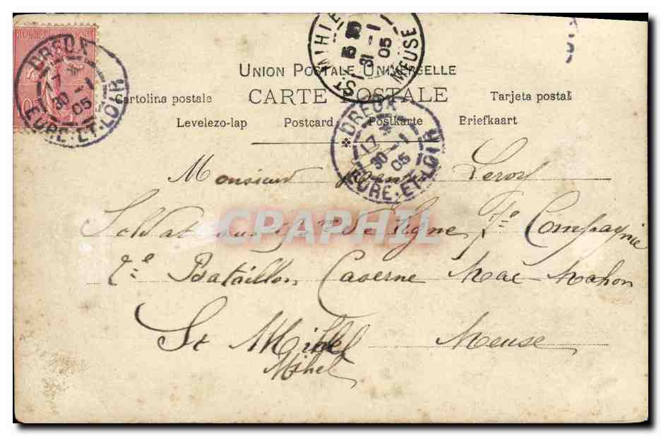 Portrait of singer Wiehe — Capucines — Reutlinger Paris n°088 — Back