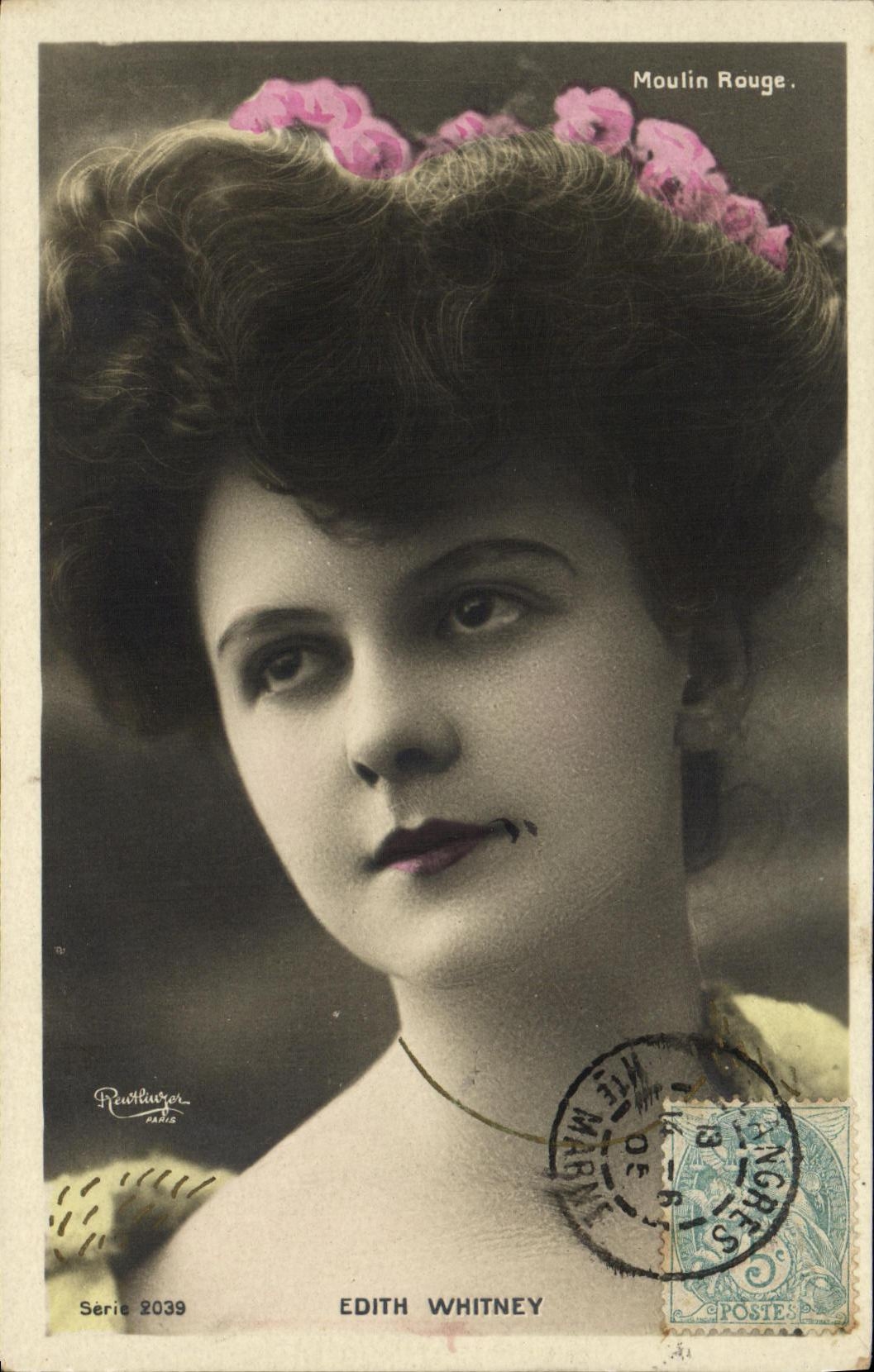 Edith Whitney — Moulin Rouge — Peutliger, Paris, Série 2039