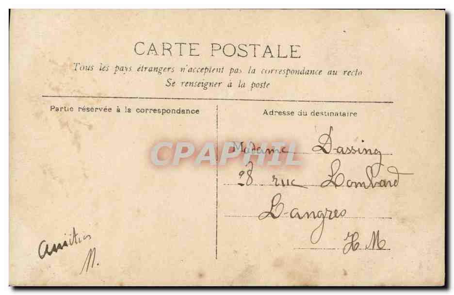 Edith Whitney — Moulin Rouge — Peutliger, Paris, Série 2039 — Verso