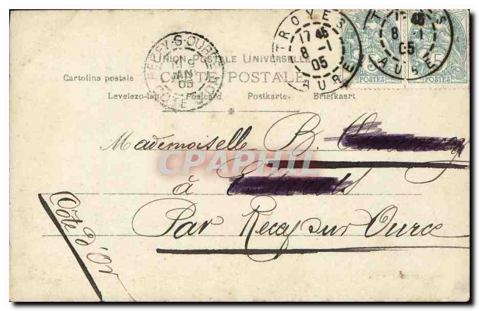 Miss Marian Wood — Alhambra — Saul Beyer, Paris S.P. — Verso