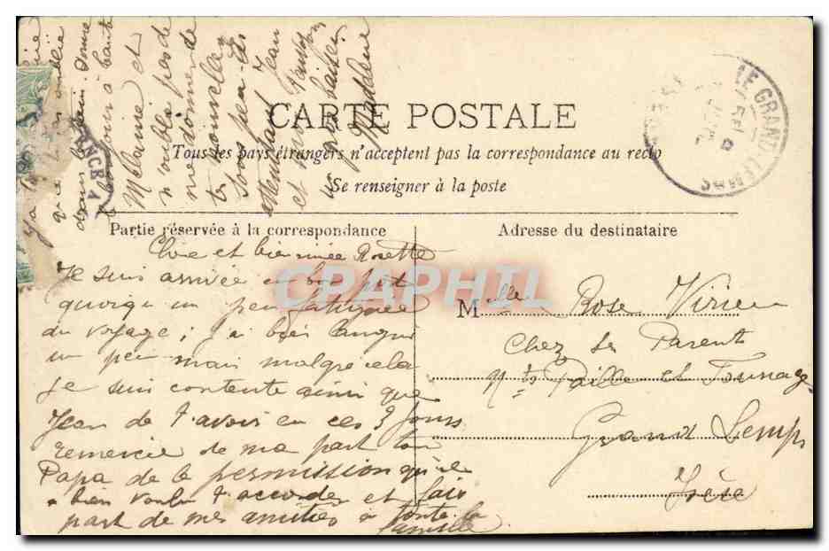 Edith White — Moulin Rouge — Rawilinger, Série 2039 — Verso