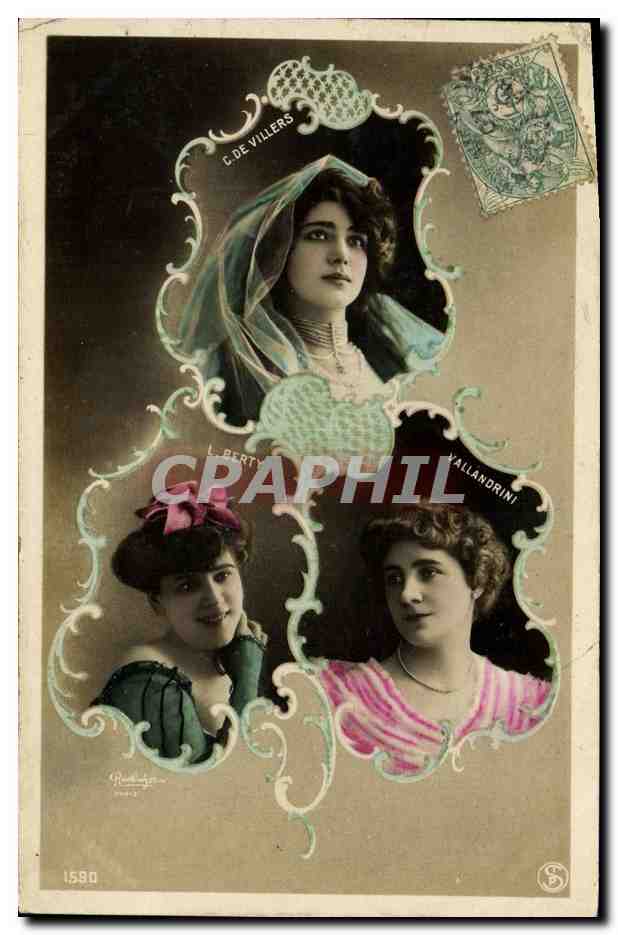 Trois femmes — C. de Villers, L. Berty, V. Vallandorini — éditeur Roullet & Cie, n° 1580