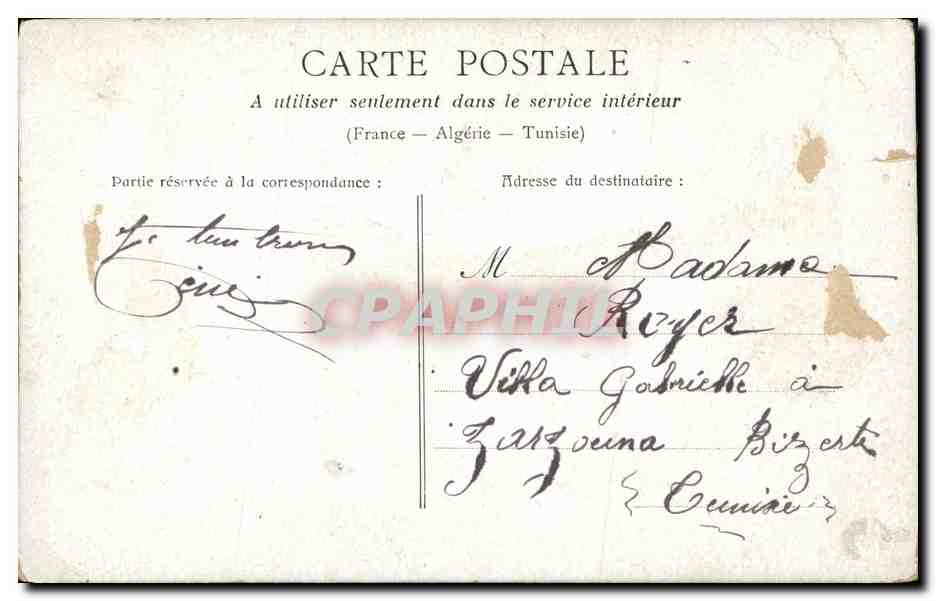 CPA Fantaisie Femme Astier du Theatre Marigny — Verso
