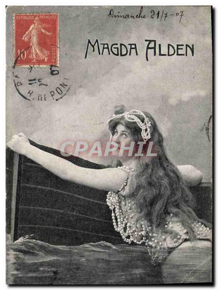 CPA Fantaisie Femme Magda Alden 