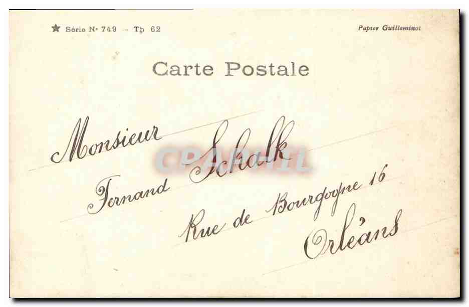CPA Fantaisie Femme Didier — Rückseite