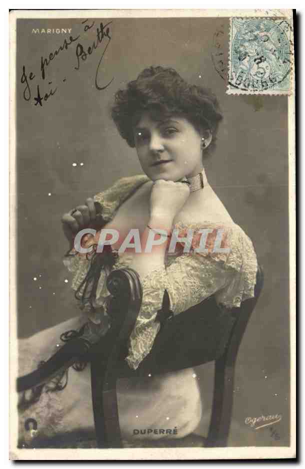 CPA Fantaisie Femme Marigny Duperre 