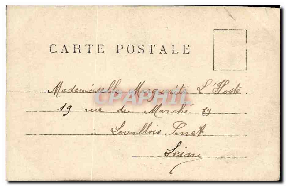 CPA Fantaisie Femme Marigny Duperre  — Verso