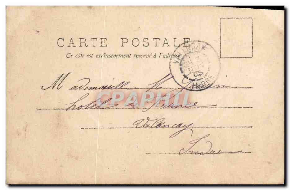 CPA Fantaisie Femme Roberte Sandre — Verso
