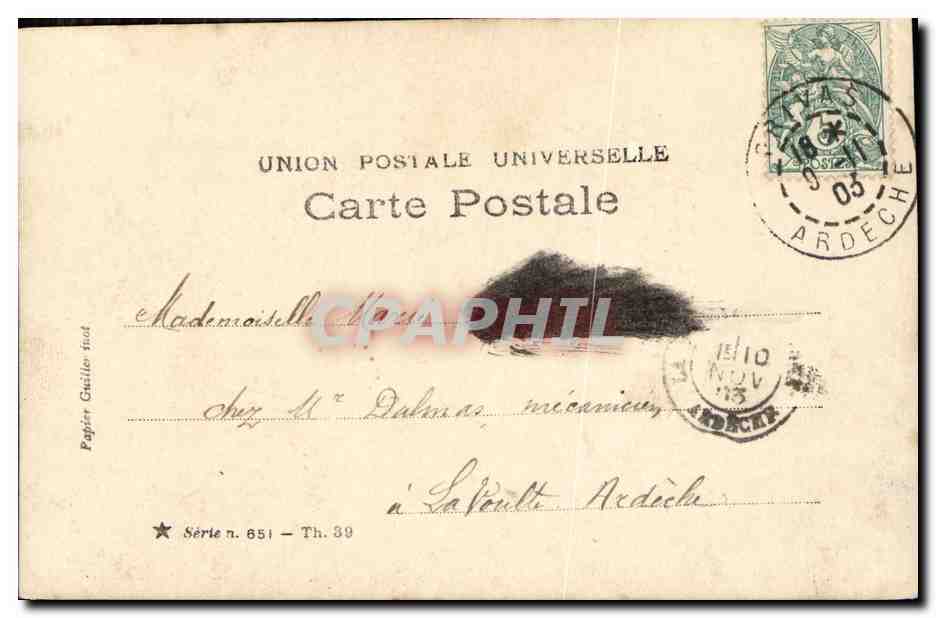 CPA Fantaisie Femme D Argent Folies Bergere — Rückseite