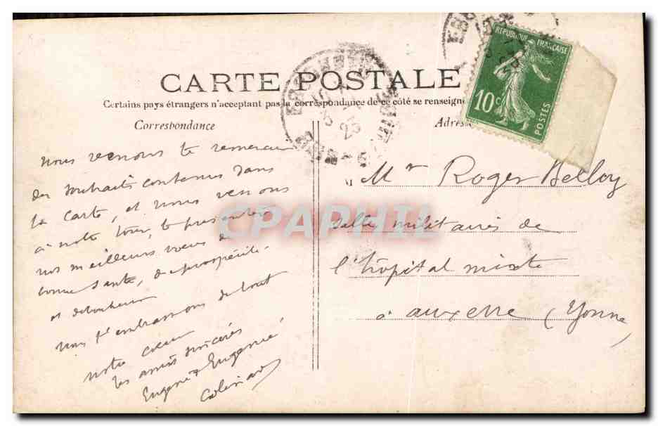 CPA Fantaisie Femme Moulin Rouge Paris Paulette Del Baye — Verso