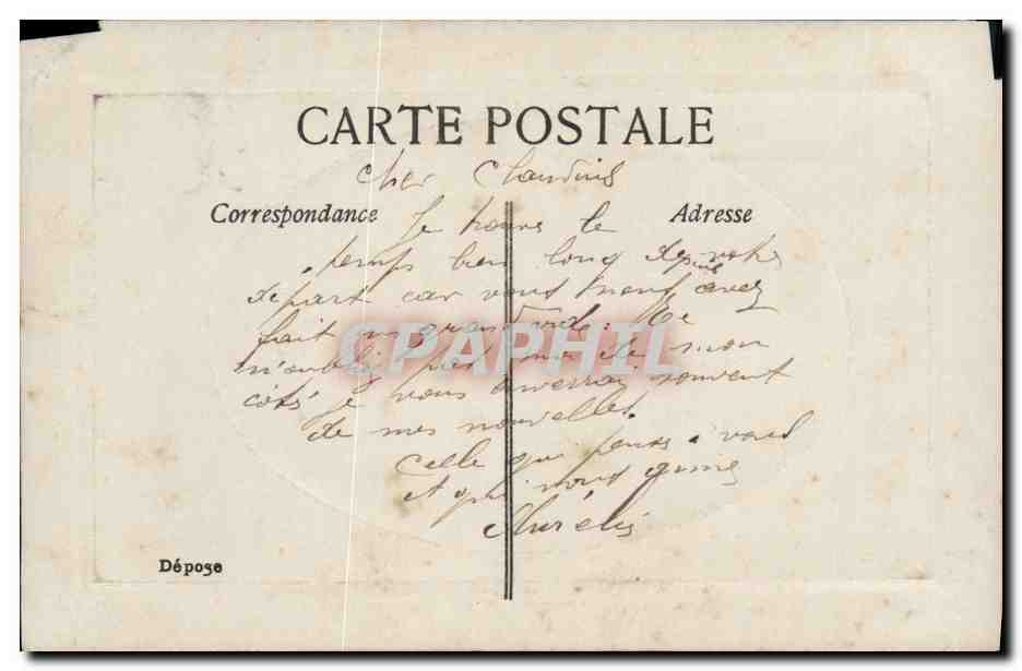 CPA Fantaisie Femme Louys  — Rückseite