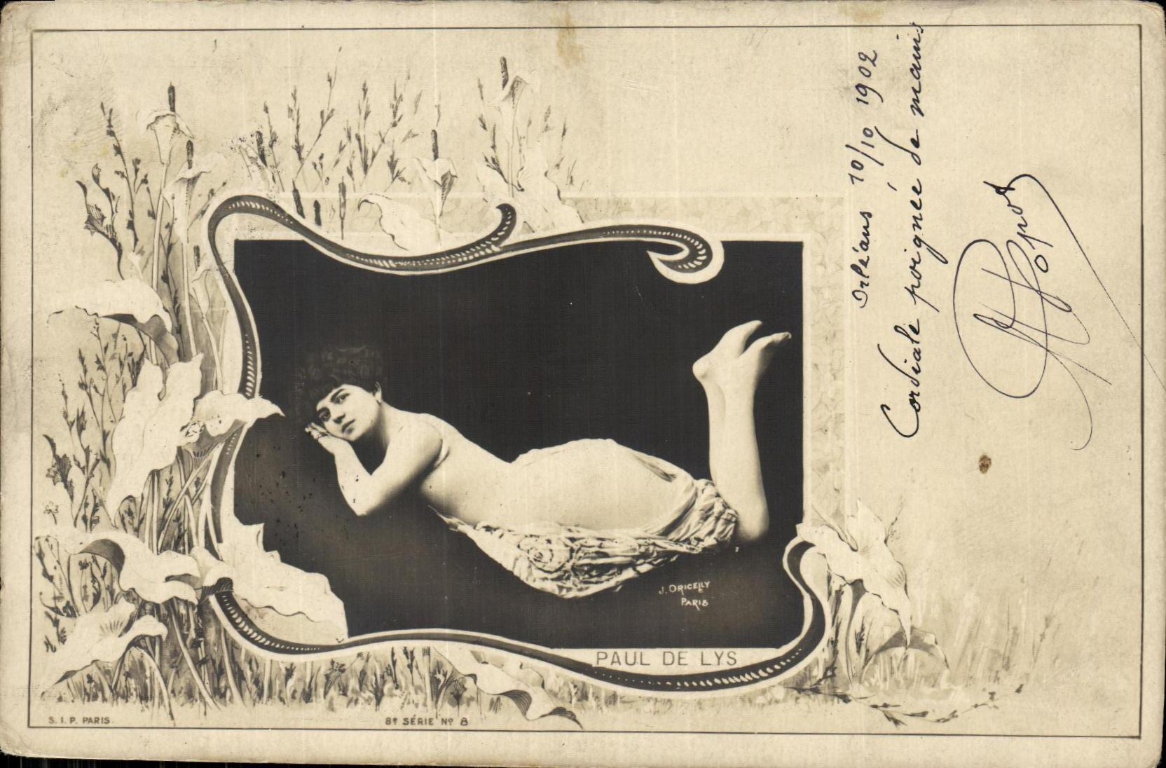 CPA Fantaisie Femme Paul de Lys