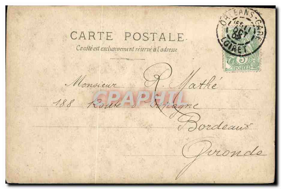 CPA Fantaisie Femme Paul de Lys — Verso