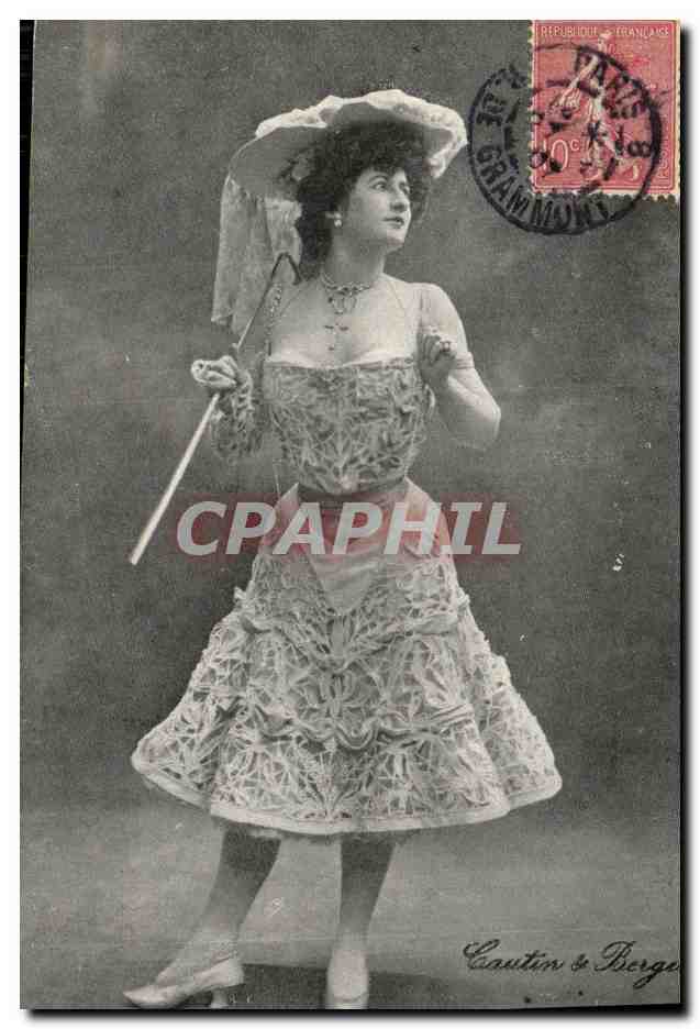CPA Fantaisie Femme Lydia Parisiana Y a d la femme Cautin Berger 
