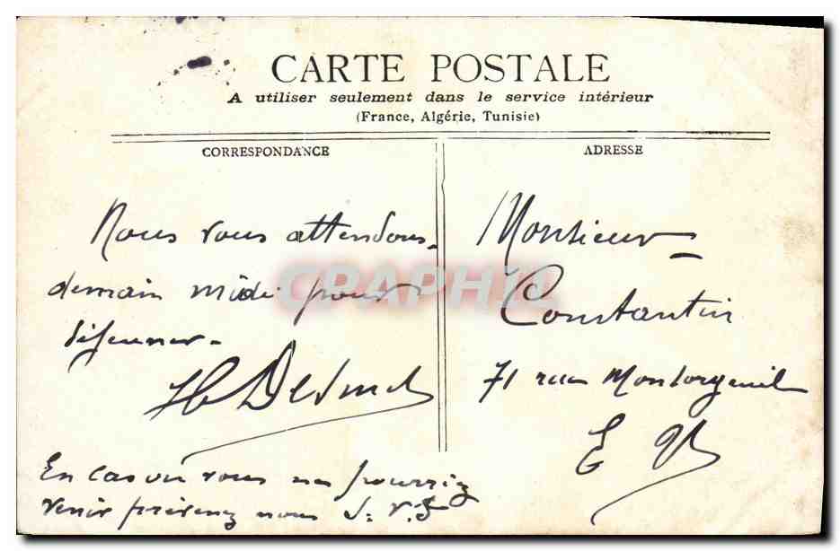 CPA Fantaisie Femme Lydia Parisiana Y a d la femme Cautin Berger  — Verso