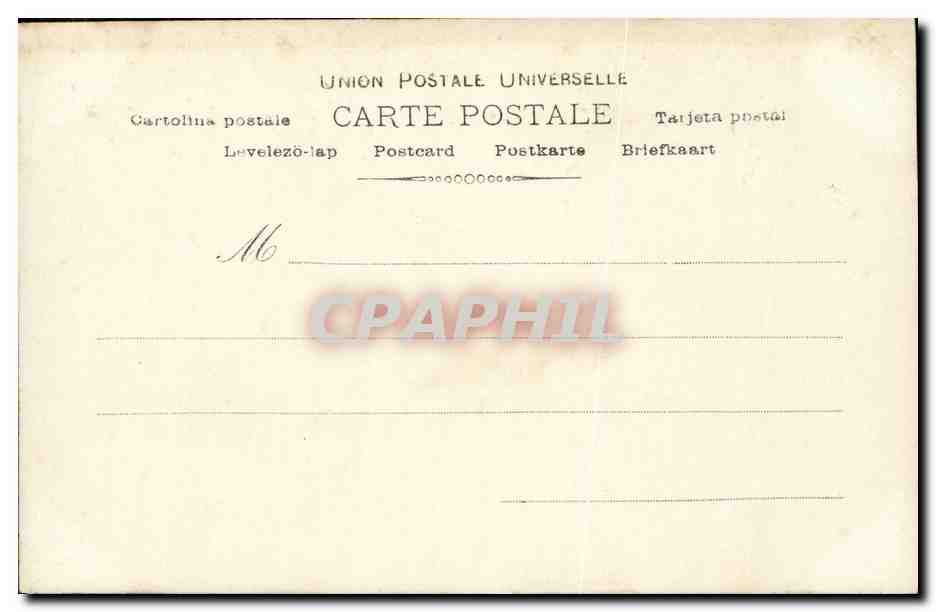 CPA Fantaisie Femme Alhambra Mlle Lekien — Verso