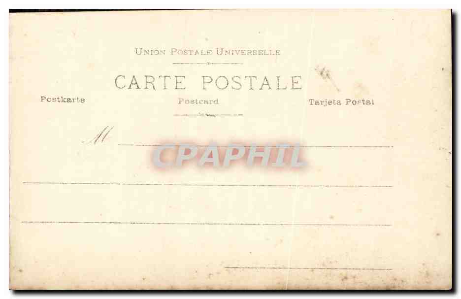 CPA Fantaisie Femme Labady Gymnase — Rückseite