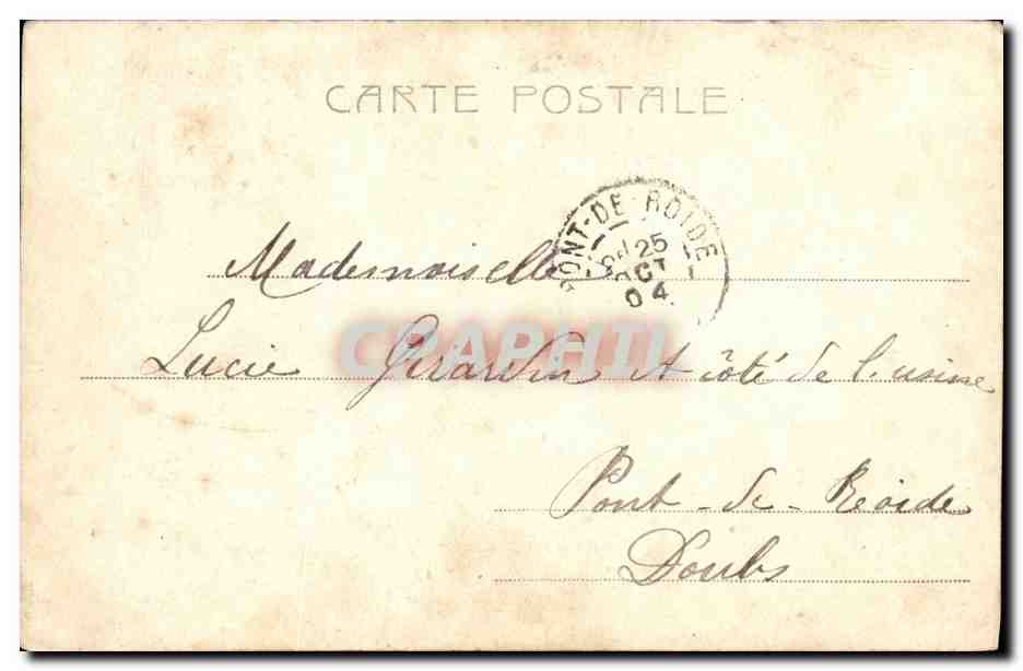 CPA Fantaisie Femme Fraul Hollaender  — Verso