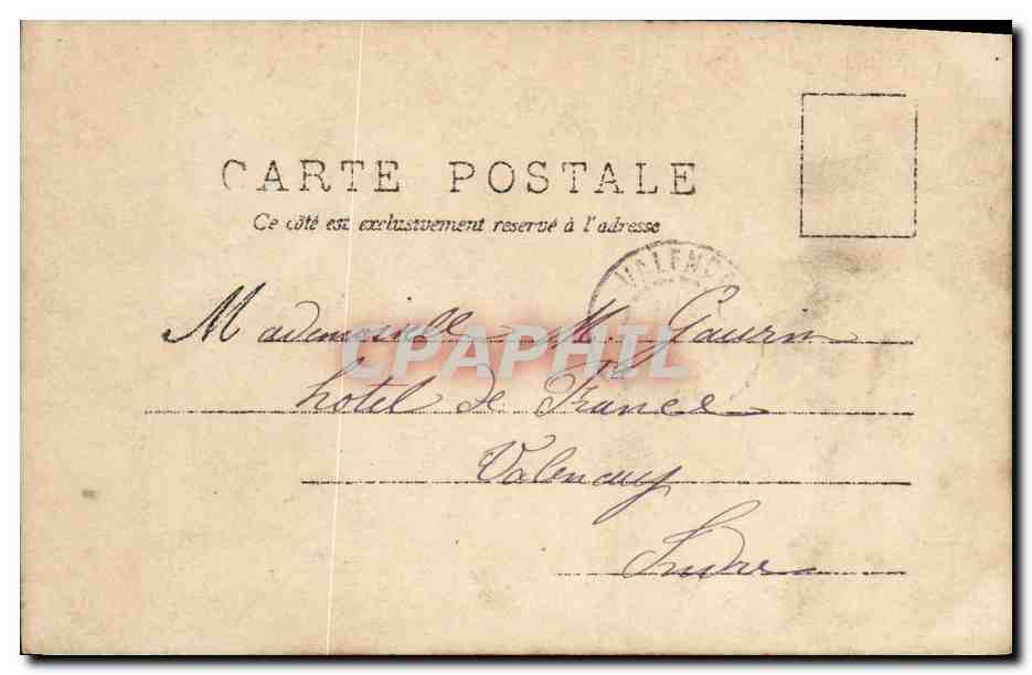 CPA Fantaisie Femme Paule Higgins — Rückseite