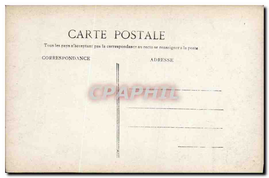 CPA Fantaisie Femme Isis du Little Palace — Verso