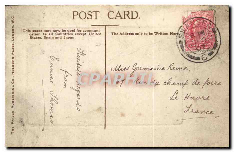 Maud Jeffries — photographe W.E.D. Sommier, Londres — n°3308 — Reverso