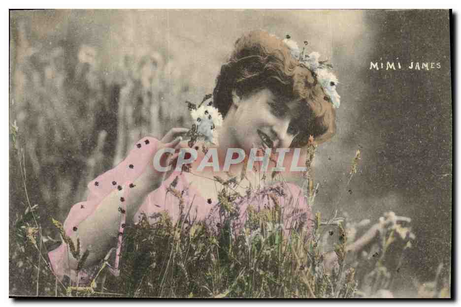CPA Fantaisie Femme Mimi James