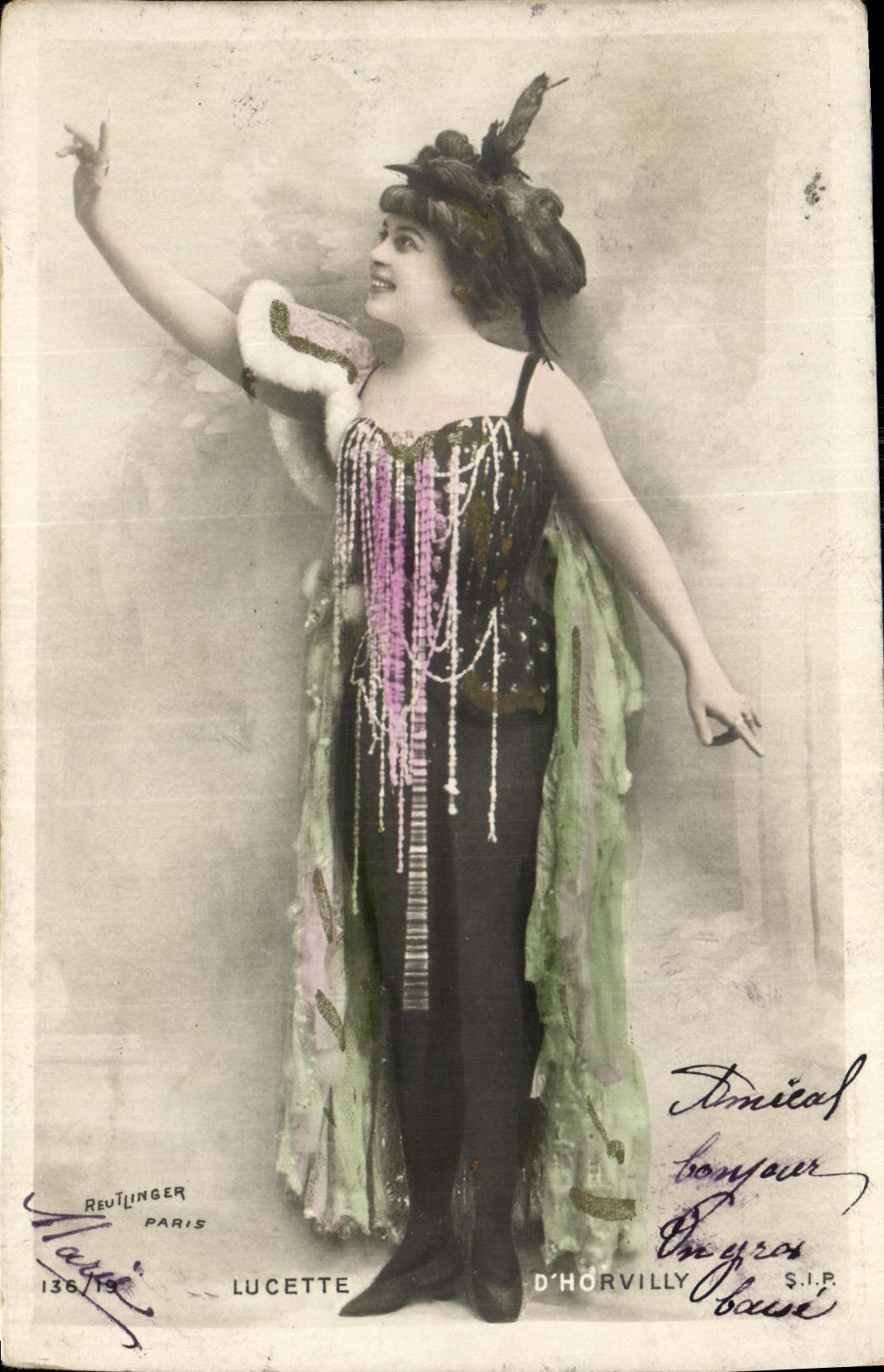 Lucette D'Horvilly — danseuse — Reutlinger Paris n°136/19