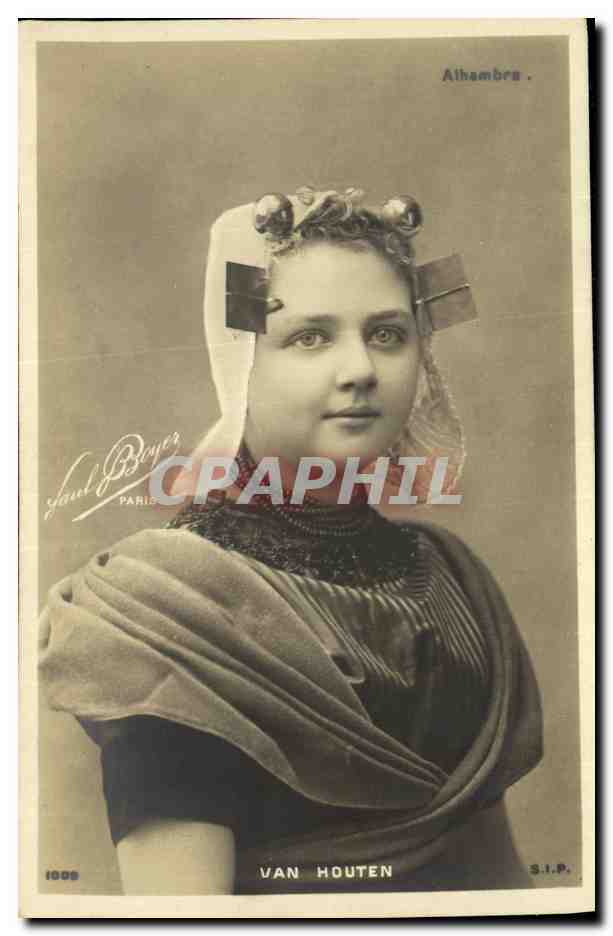 Femme en costume d'Alhambra — Van Houten — éditeur Paul Boyer, Paris, S.I.P.