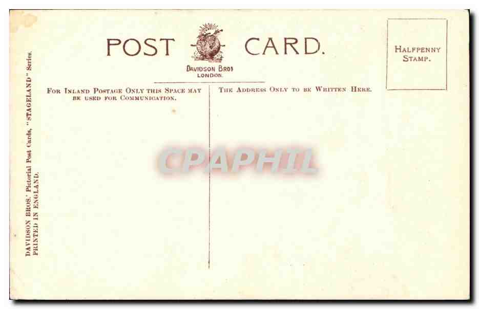 CPA Fantaisie Femme Miss Margaret Halstan — Rückseite