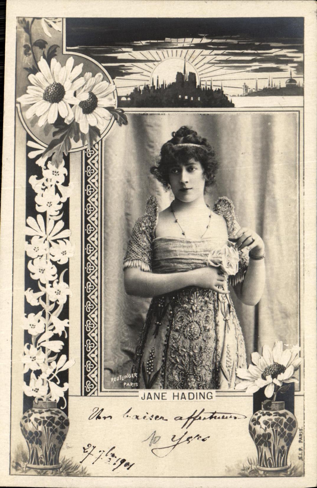 Jane Hading — Portrait — Reutlinger Paris, n°10