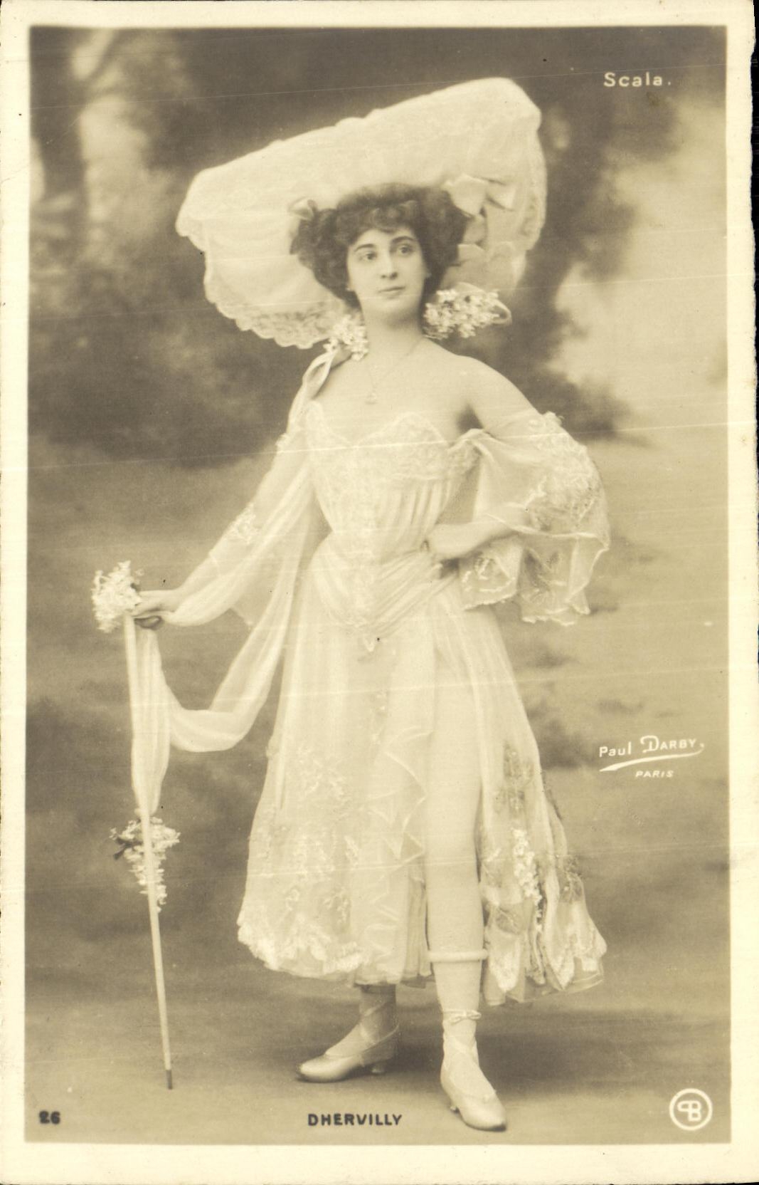 CPA Fantaisie Femme Scala Dhervilly
