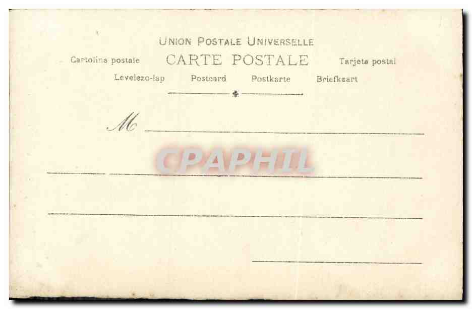 CPA Fantaisie Femme Scala Dhervilly — Verso
