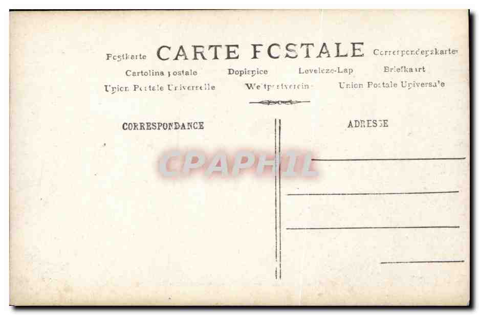 Lucienne Guett — Portrait en costume de scène — S. Nords, n° 814 — Verso