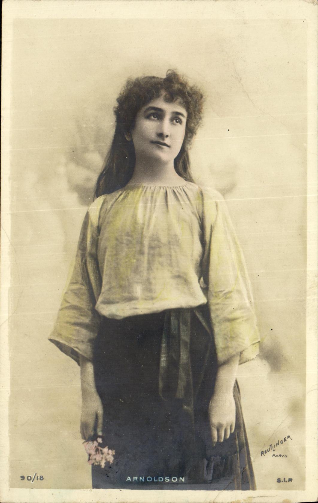 CPA Fantaisie Femme Arnoldson
