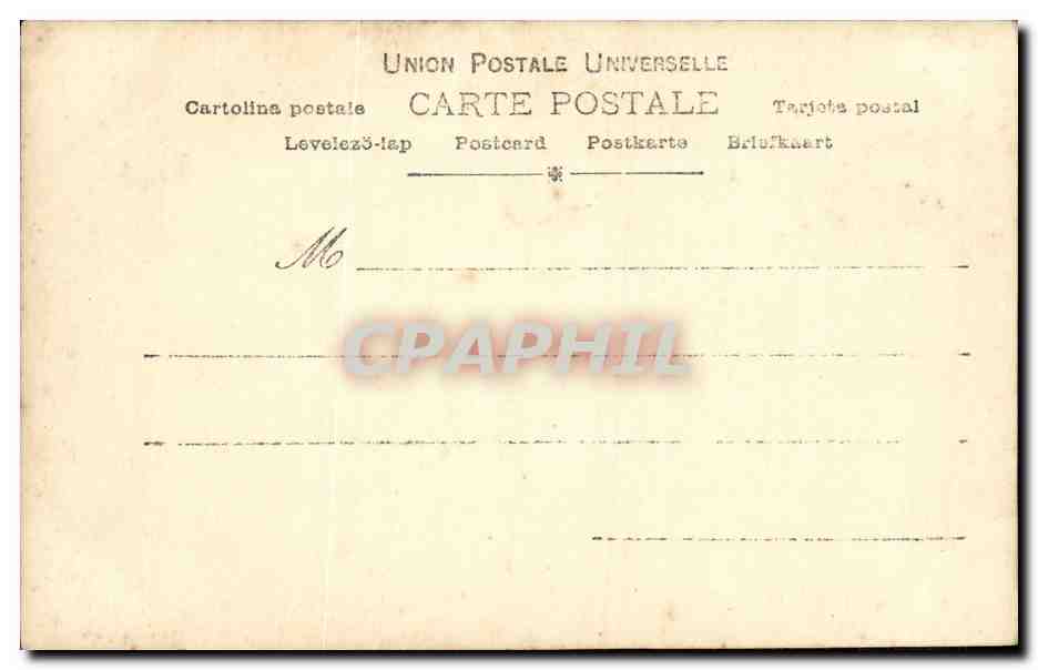 CPA Fantaisie Femme Arnoldson — Rückseite