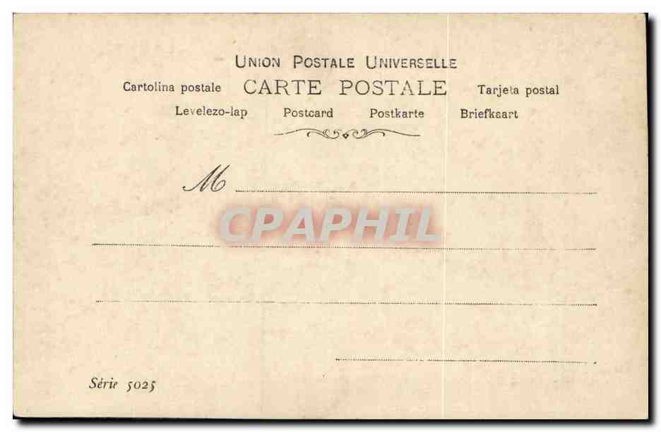 Ninette D'Arville — danseuse nue tenant un bouquet — Waïlery Paris — Rückseite