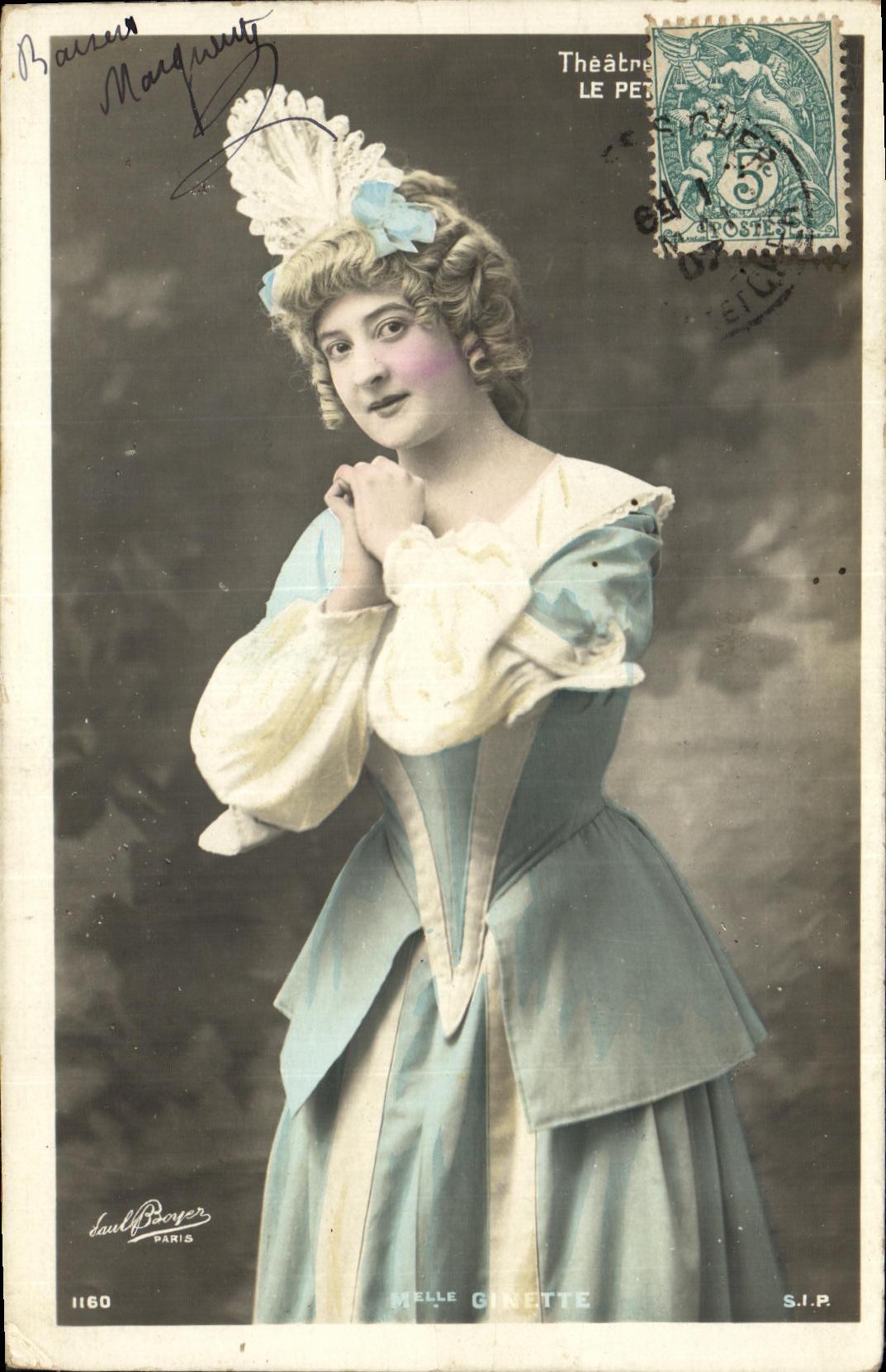 Melle Ginette — Théâtre Le Petit — éditeur Léauld Boryer, n° 1160