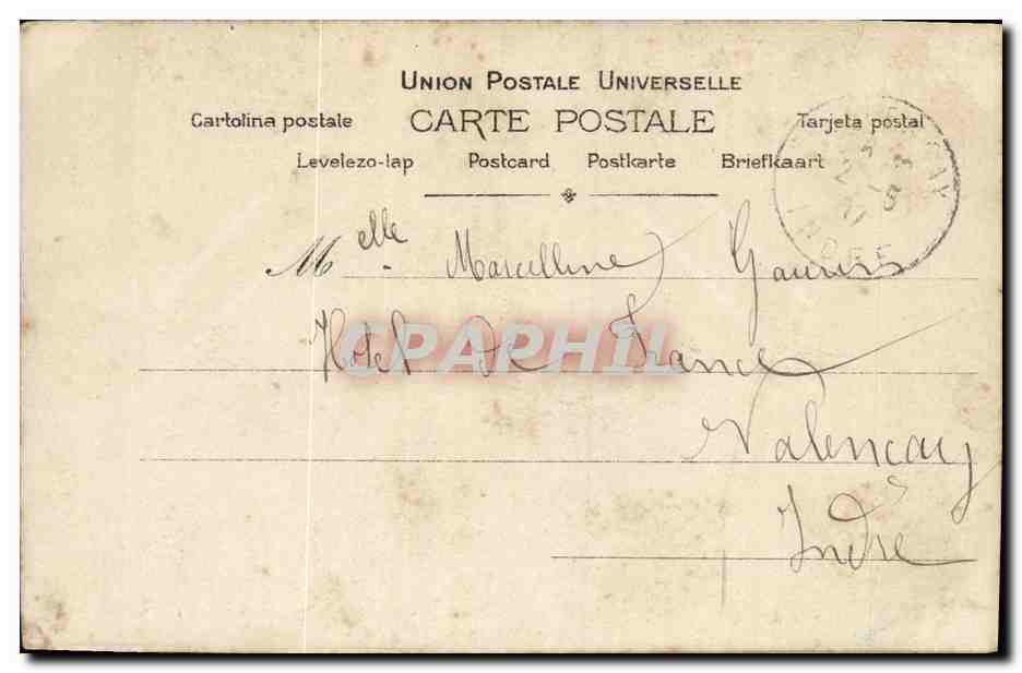Melle Ginette — Théâtre Le Petit — éditeur Léauld Boryer, n° 1160 — Rückseite