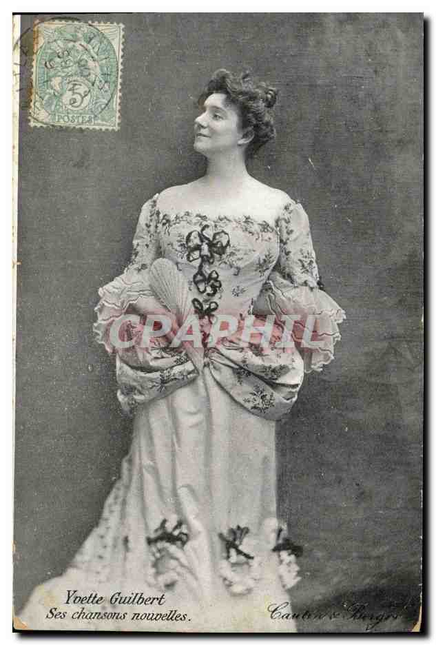 CPA Fantaisie Femme Yvette Guilbert 