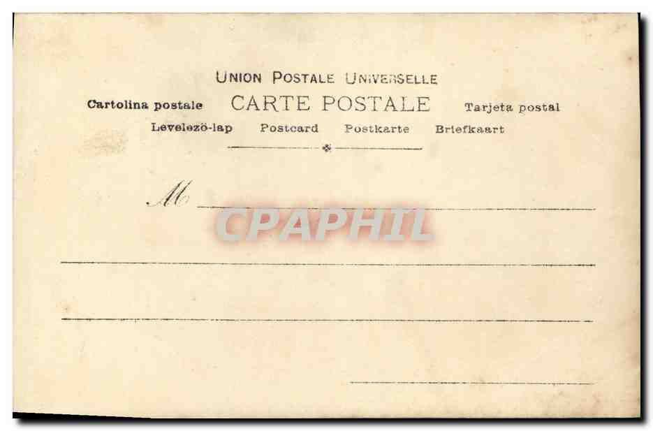 CPA Fantaisie Femme Odeon Garrick — Rückseite