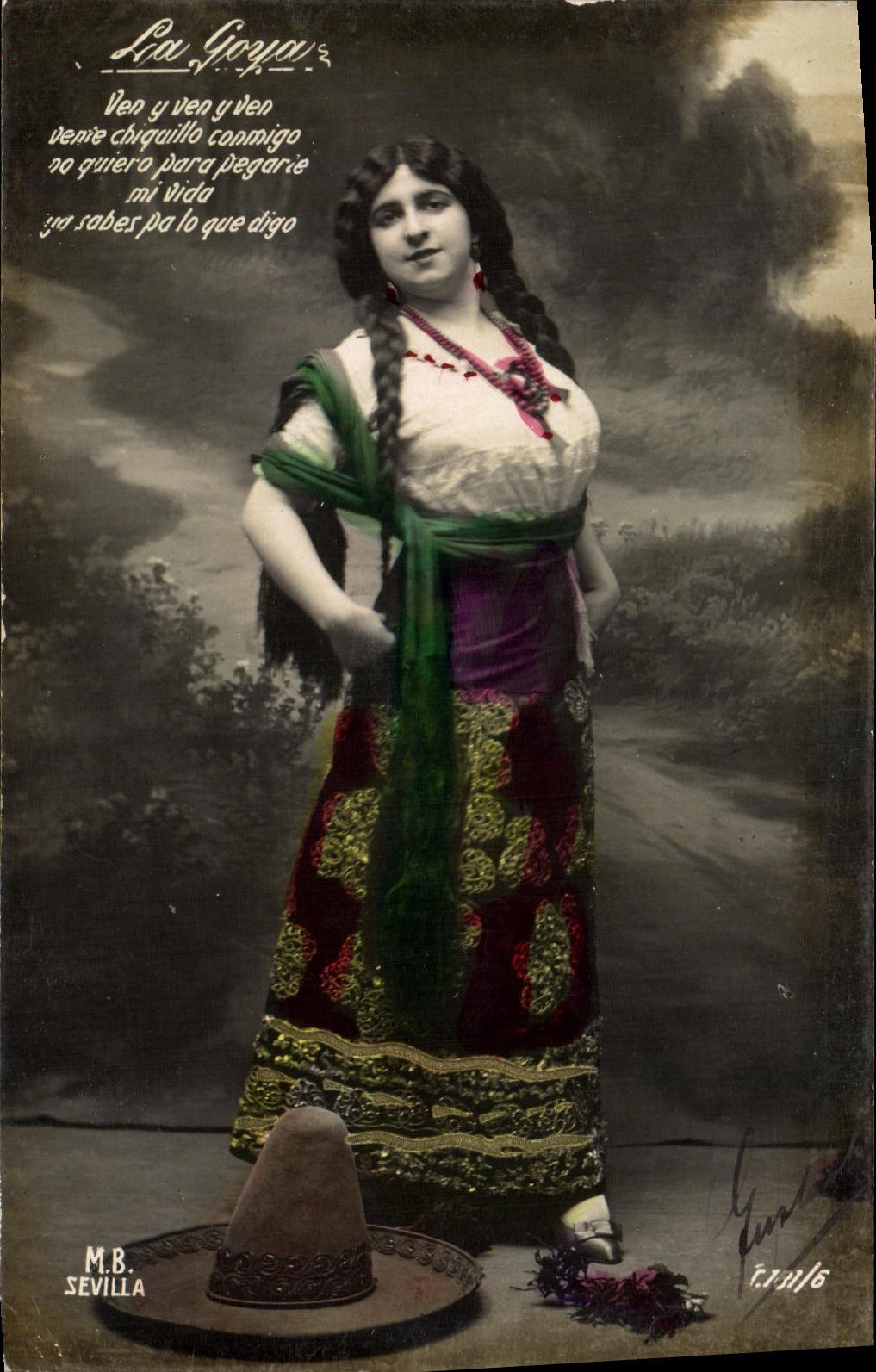 La Goya — danseuse espagnole — M.B. SEVILLA, n° 111/6