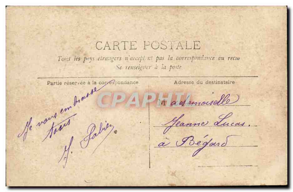 CPA Fantaisie Femme Chonchette Paulette Del Baye — Verso