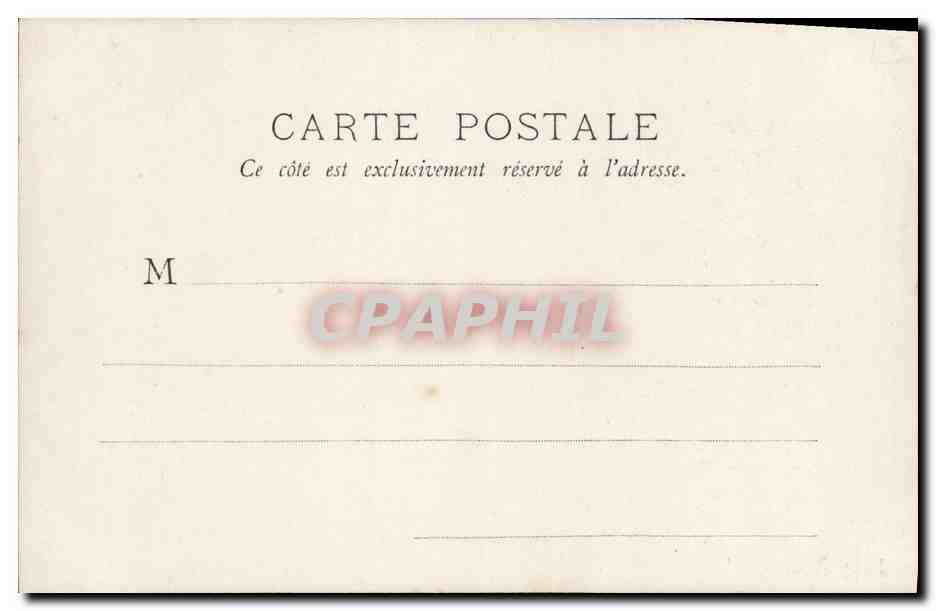 Lise Fleuron — avec chat — carte postale — Verso