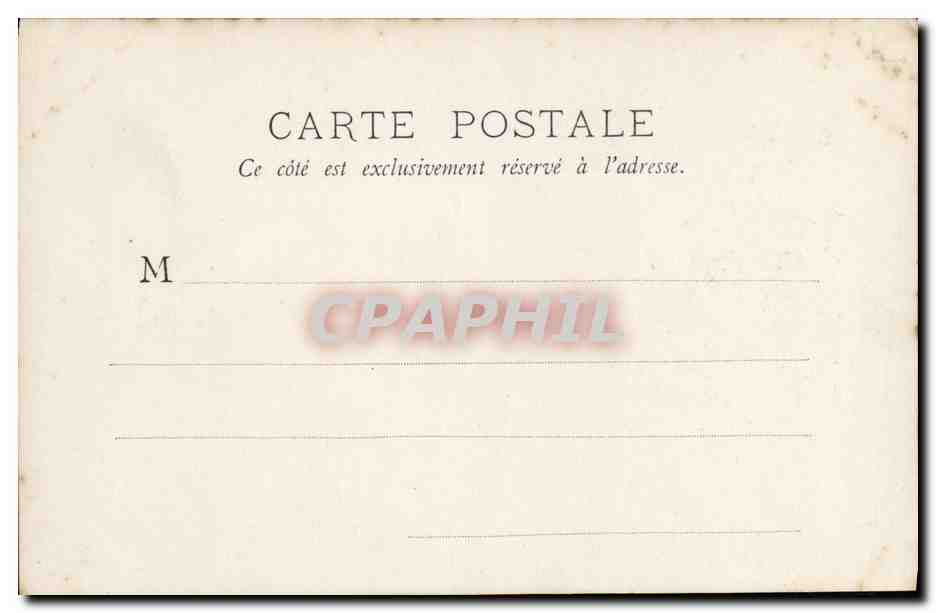 Lise Fleuron — with cat — postcard — Back
